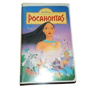 WALT DISNEY MASTERPIECE POCAHONTAS vintage VHS & original plastic clamshell case